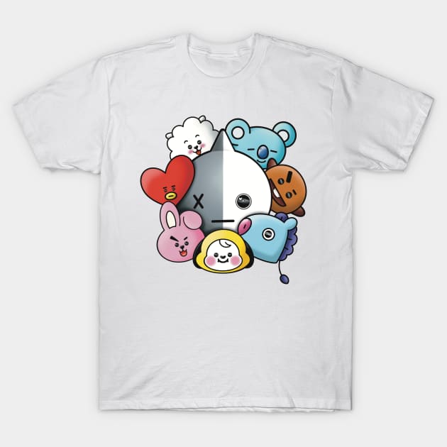 BT21 BTS T-Shirt by TeeLisa